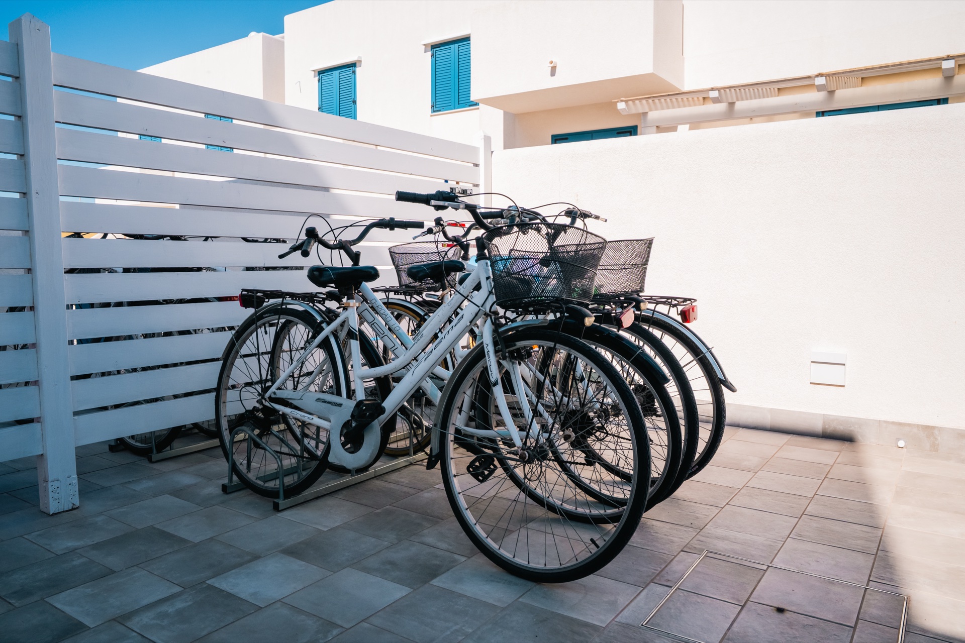 Rastrelliera con le bici incluse per gli ospiti di Holiday Asia